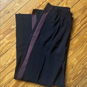 Madewell Pull on boot cut track pants. Medium
